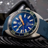 Core Diver - Lapis Lazuli Edition - 2 Straps Included! - Ocean Crawler Watch Co.