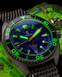 Core Diver - Lapis Lazuli Edition - 2 Straps Included! - Ocean Crawler Watch Co.