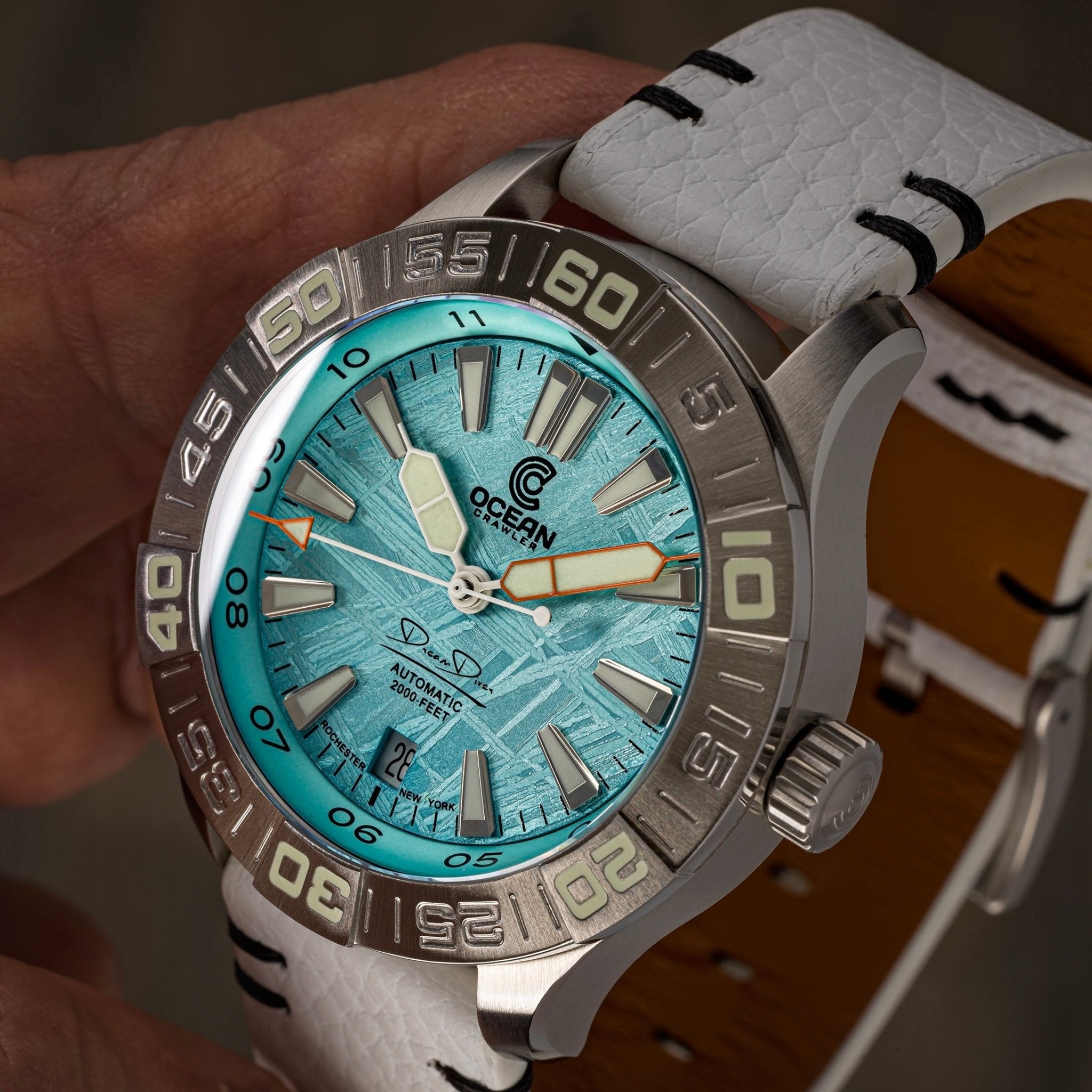 Dream Diver - Polar Ice Meteorite - Ocean Crawler Watch Co.
