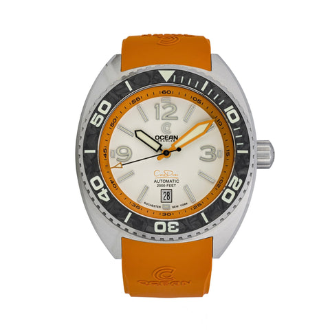 Ocean Crawler Core Diver - Full Lume Dial Carbon Bezel - 2 Straps Included! - Preorder - Ocean Crawler Watch Co.