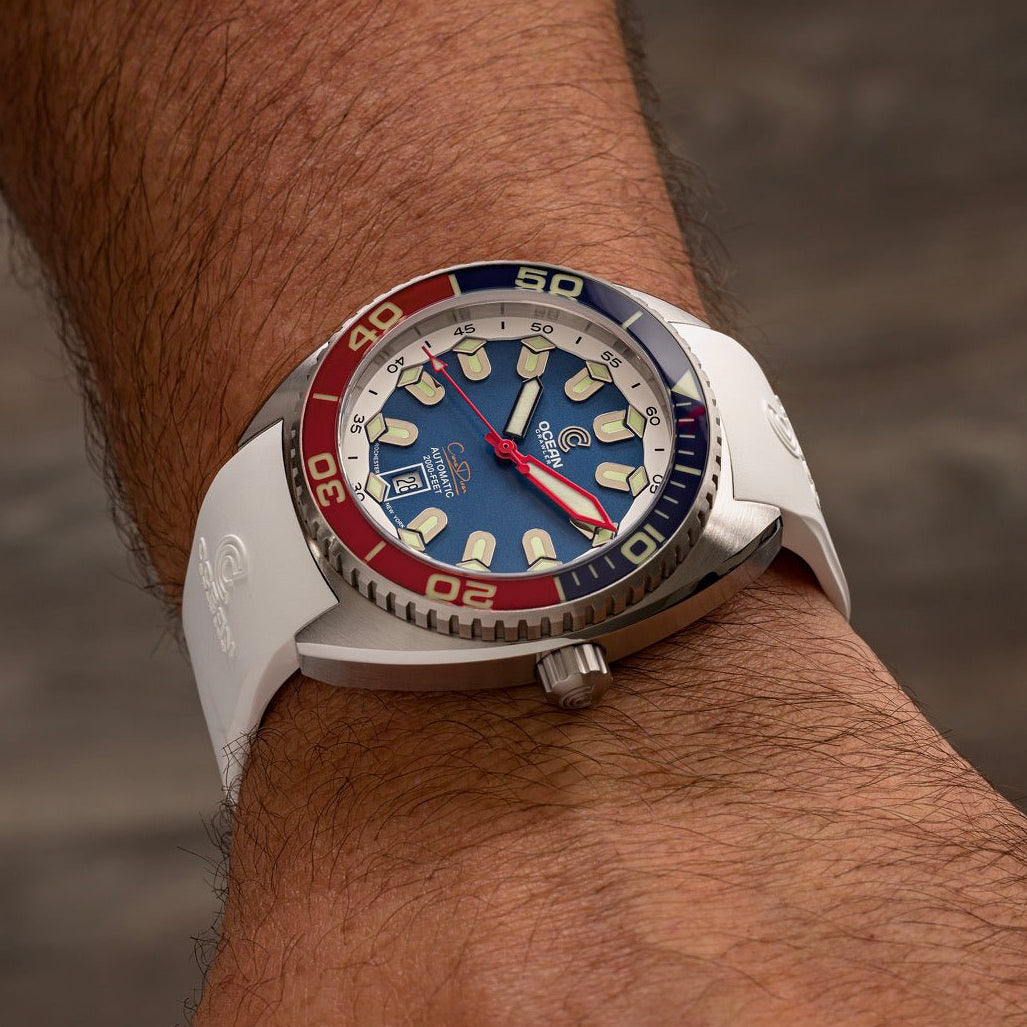 Ocean Crawler Core Diver - The Patriot - Ocean Crawler Watch Co.