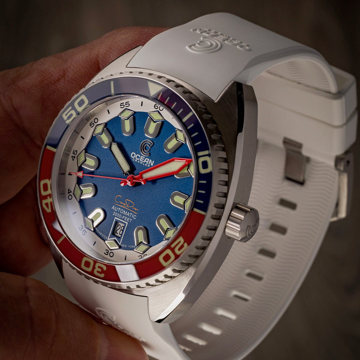 Ocean Crawler Core Diver - The Patriot - Ocean Crawler Watch Co.