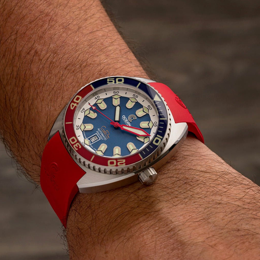 Ocean Crawler Core Diver - The Patriot - Ocean Crawler Watch Co.