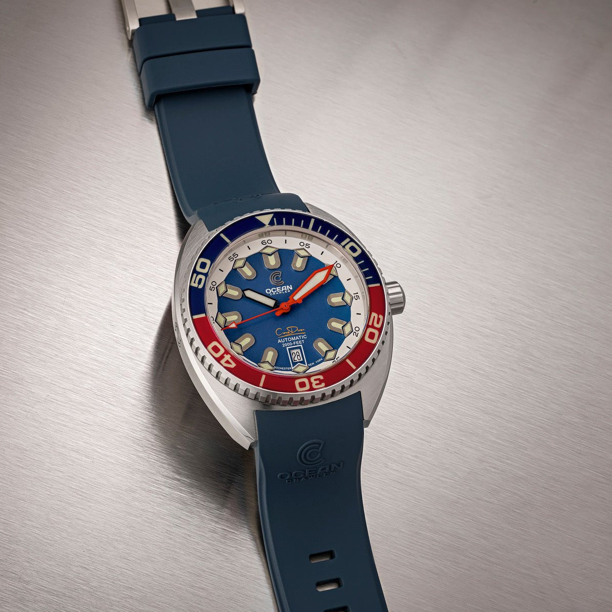 Ocean Crawler Core Diver - The Patriot - Ocean Crawler Watch Co.