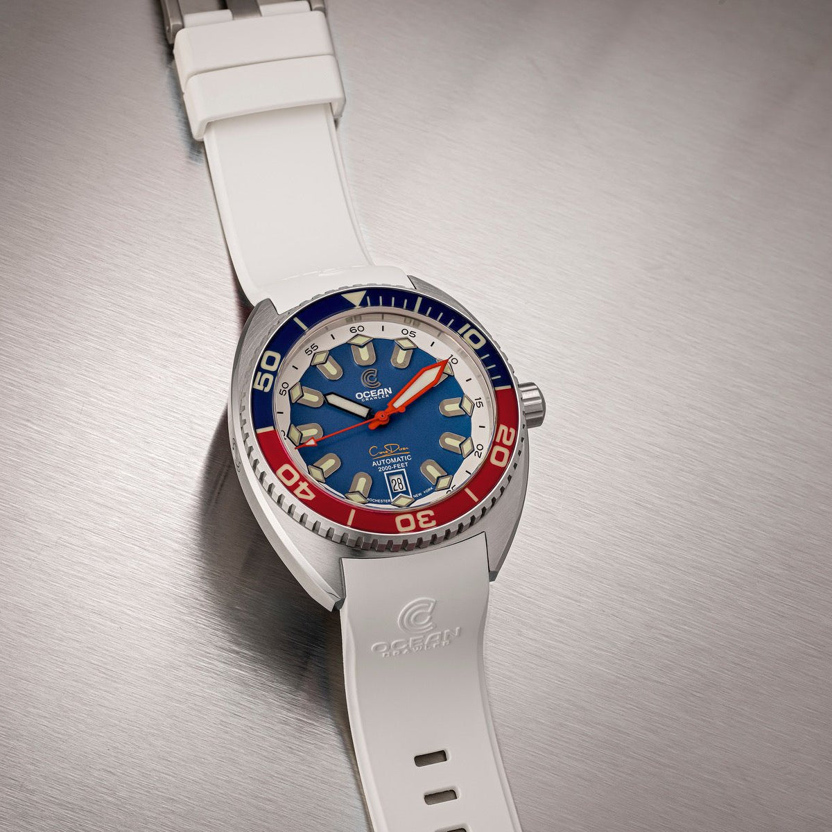 Ocean Crawler Core Diver - The Patriot - Ocean Crawler Watch Co.