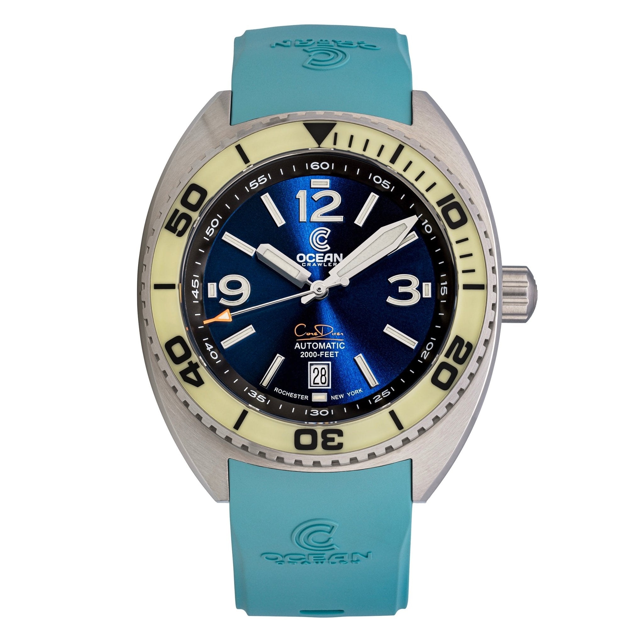 Ocean Crawler Core Diver V4 - Arctic Blue - LE - Ocean Crawler Watch Co.