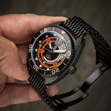 Ocean Crawler Decompression Timer - Black - DLC - Ocean Crawler Watch Co.