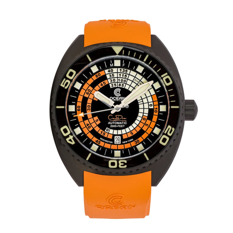 Ocean Crawler Decompression Timer - Black - DLC - Ocean Crawler Watch Co.