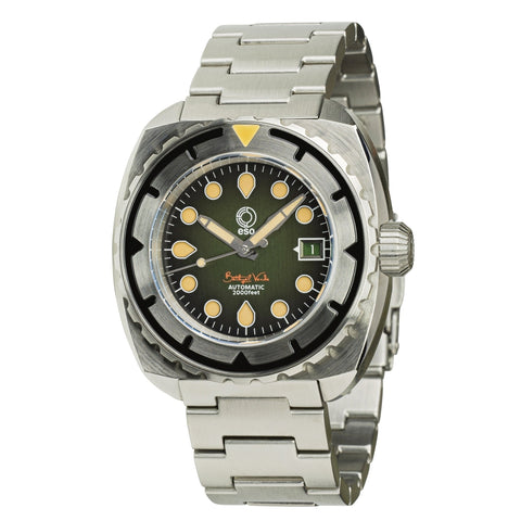 Esoteric Bathyal Verde Pre-order - Ocean Crawler Watch Co.
