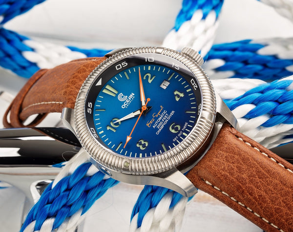 Ocean crawler deals champion diver