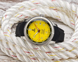 Ocean Crawler Champion Diver - Yellow - Sample - Ocean Crawler Watch Co.