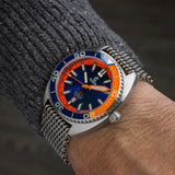 Ocean Crawler Core Diver 2024 - Blue/Orange - Ocean Crawler Watch Co.