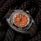 Ocean Crawler Core Diver - Black/Orange V3 - Preorder - Ocean Crawler Watch Co.