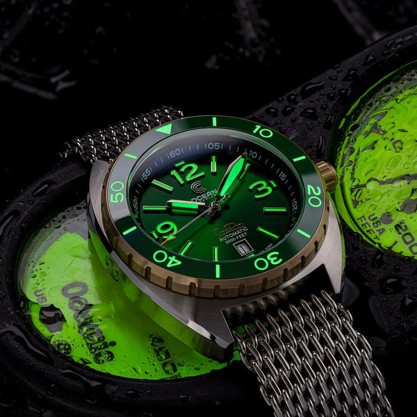 Diver watch green hotsell