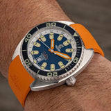Ocean Crawler Core Diver - Tapisserie dial - Blue - Ocean Crawler Watch Co.