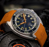 Ocean Crawler Core Diver - Tapisserie dial - Blue - Ocean Crawler Watch Co.