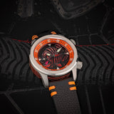 Ocean Crawler Piranha - Orange - Preorder - Ocean Crawler Watch Co.