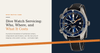 Dive Watch Servicing: Who, Where, and What It Costs