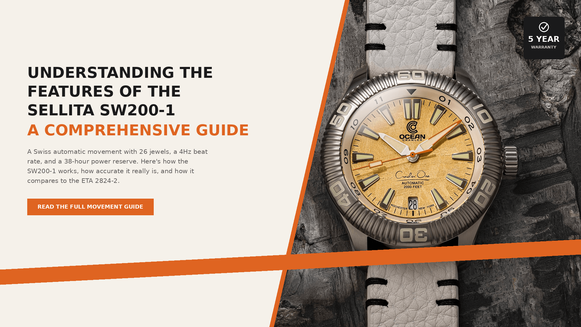 Understanding the Features of the Sellita SW200-1: A Comprehensive Guide