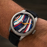 Champion Diver - Fordite - Unique Piece - Chrome Heritage - Ocean Crawler Watch Co.