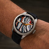 Champion Diver - Fordite - Unique Piece - Drive - In Dream - Ocean Crawler Watch Co.