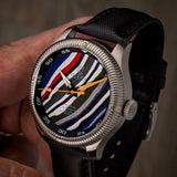 Champion Diver - Fordite - Unique Piece - Nitro Layers - Ocean Crawler Watch Co.