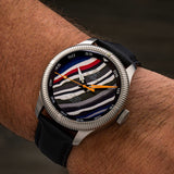 Champion Diver - Fordite - Unique Piece - Nitro Layers - Ocean Crawler Watch Co.