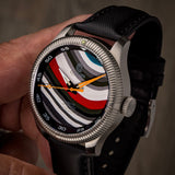 Champion Diver - Fordite - Unique Piece - Revline Redline - Ocean Crawler Watch Co.