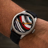 Champion Diver - Fordite - Unique Piece - Revline Redline - Ocean Crawler Watch Co.