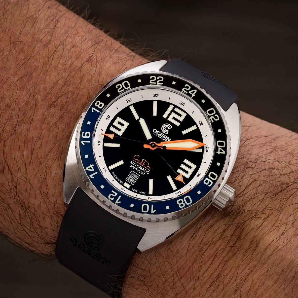 Core Diver GMT – Swiss Automatic - Blue/Black