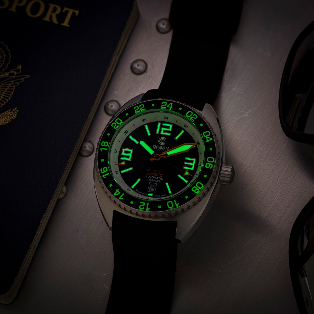 Core Diver GMT – Swiss Automatic - Blue/Black