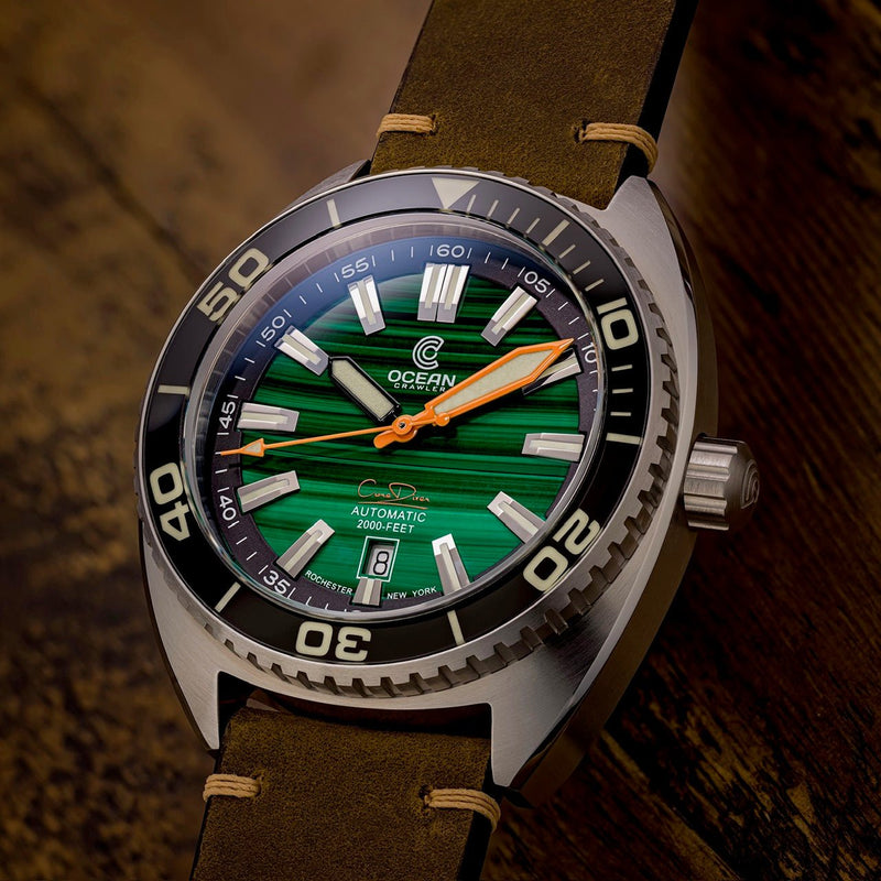 Core Diver - Jade - Ocean Crawler Watch Co.