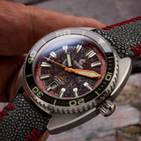 Core Diver - Rubellite Edition - 2 Straps Included! - Ocean Crawler Watch Co.