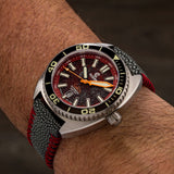 Core Diver - Rubellite Edition - 2 Straps Included! - Ocean Crawler Watch Co.