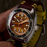 Core Diver - Tiger's Eye Edition - 2 Straps Included! - Preorder - Ocean Crawler Watch Co.