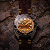 Core Diver - Tiger's Eye Edition - 2 Straps Included! - Preorder - Ocean Crawler Watch Co.