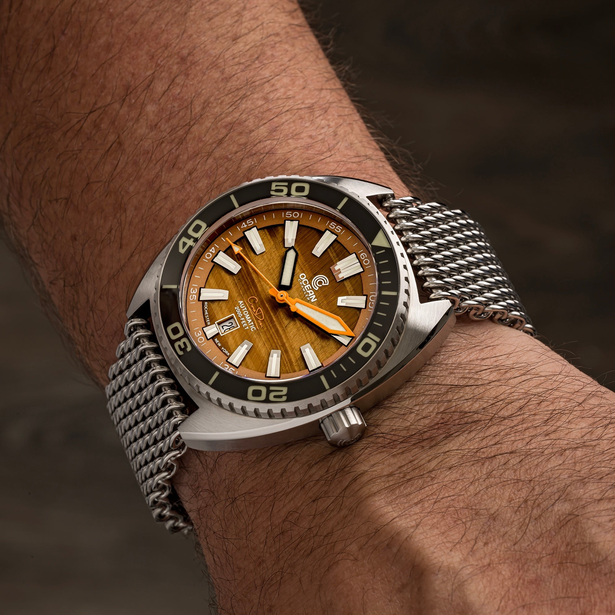 Core Diver - Tiger's Eye Edition - 2 Straps Included!