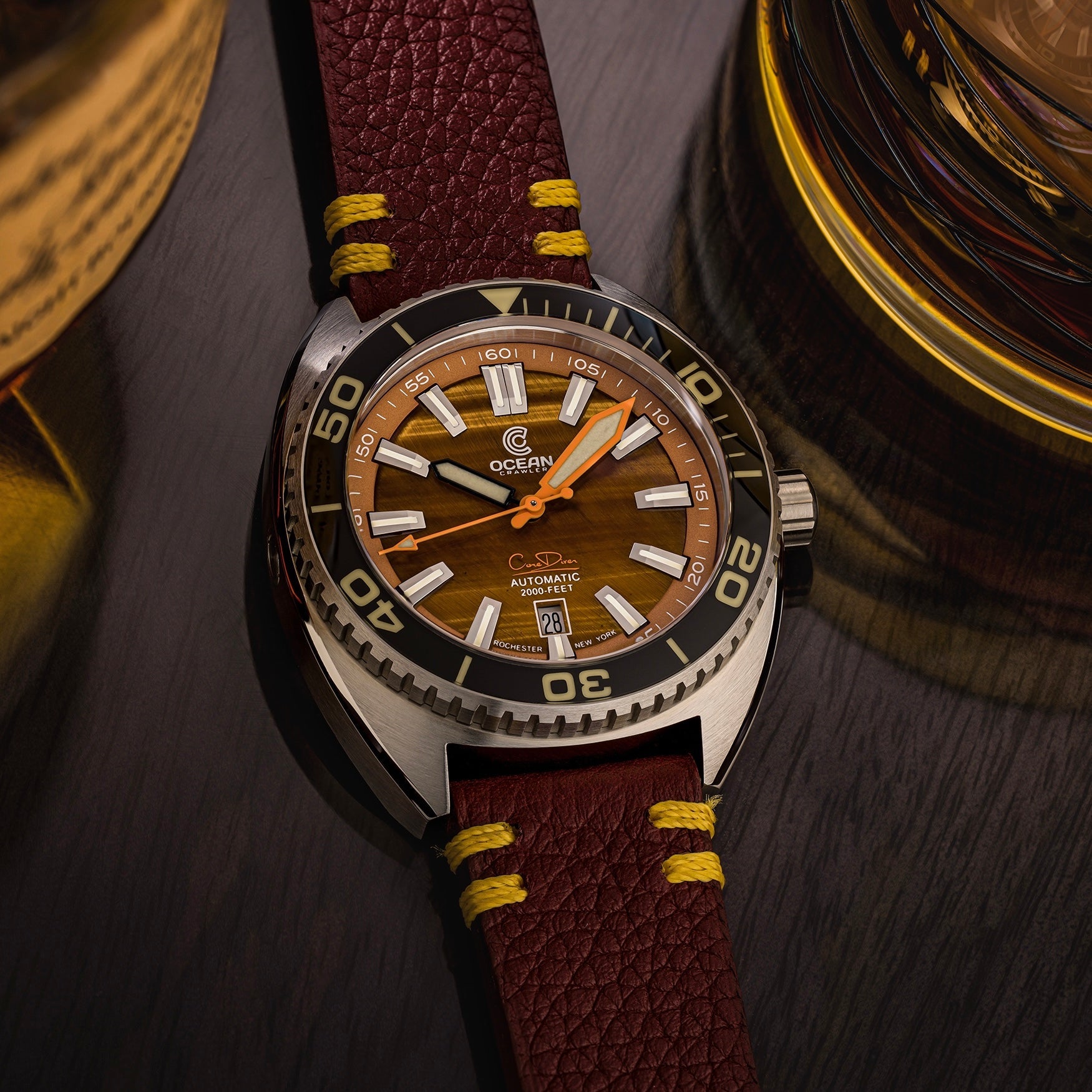 Core Diver - Tiger's Eye Edition - 2 Straps Included! - Preorder