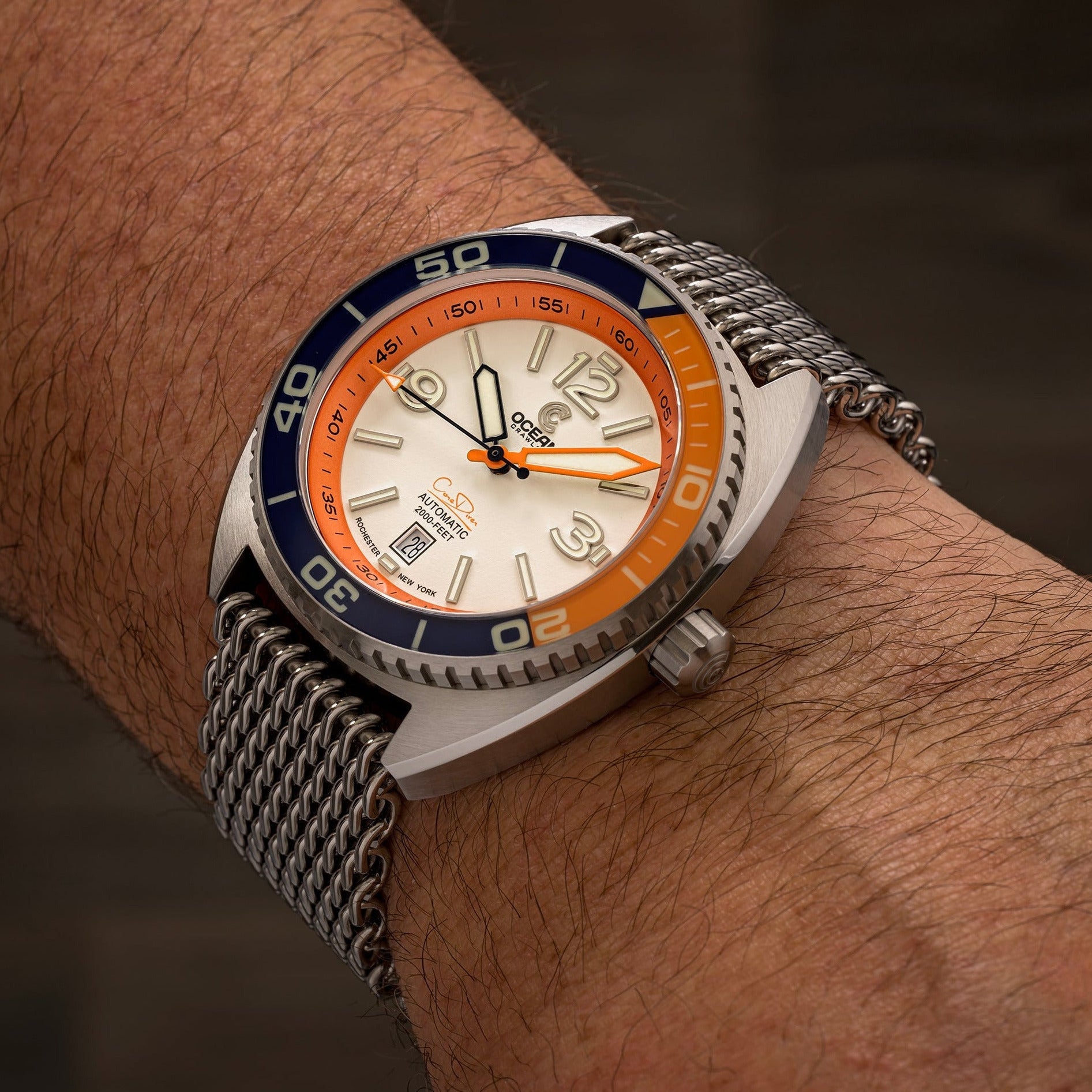 Core Diver - Whitewater Sentinel – Ocean Crawler Watch Co.