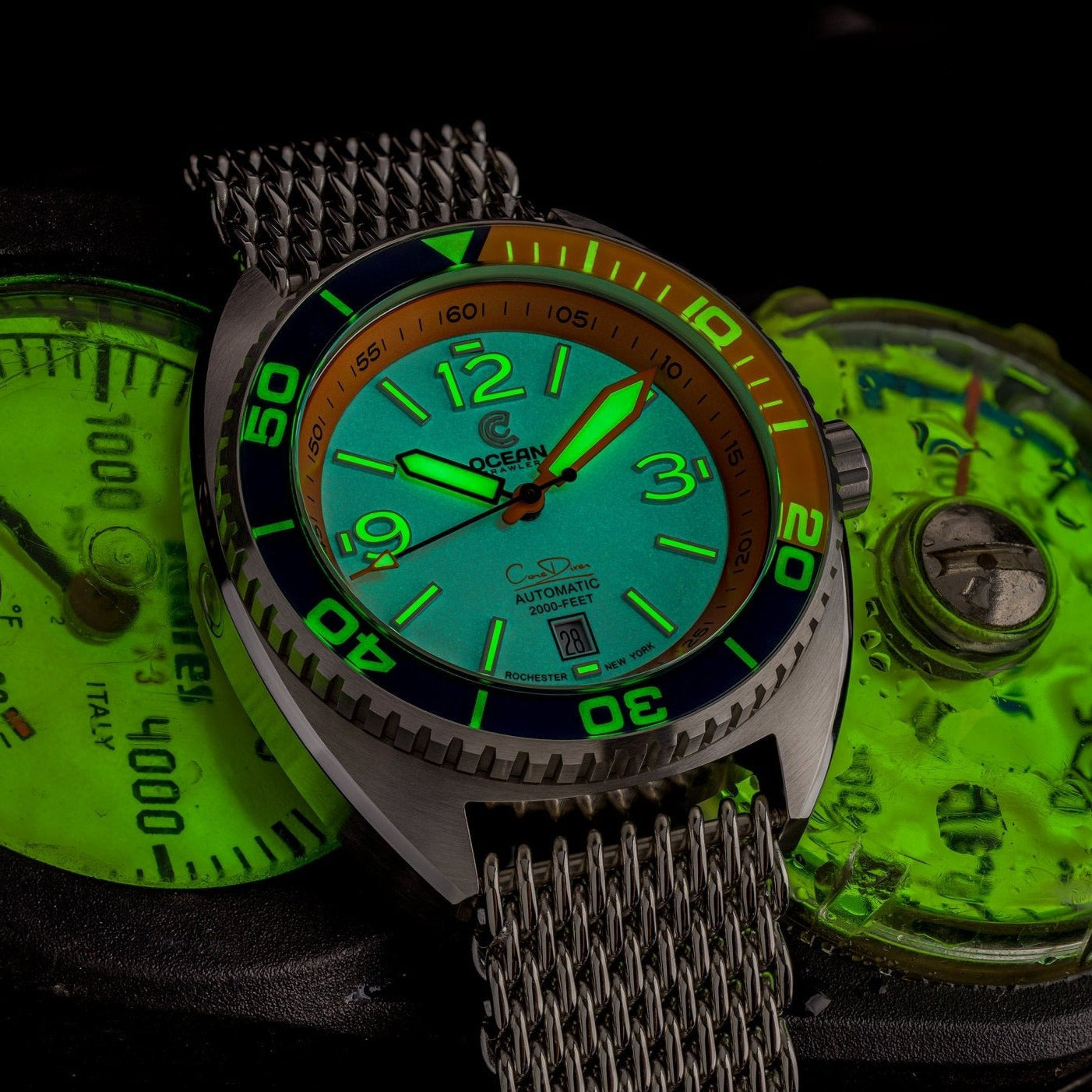 Core Diver - Whitewater Sentinel – Ocean Crawler Watch Co.