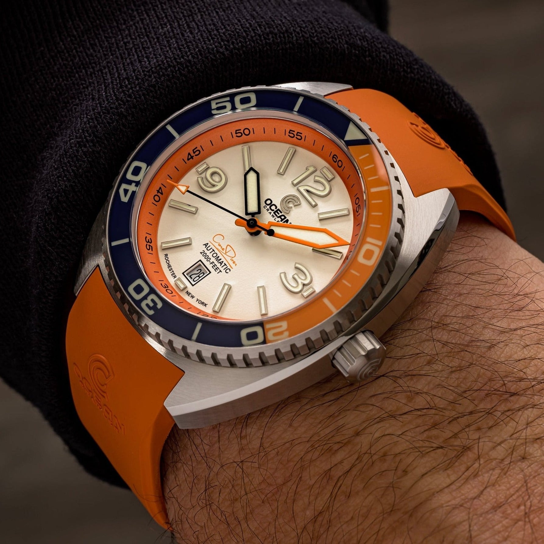 Core Diver - Whitewater Sentinel – Ocean Crawler Watch Co.