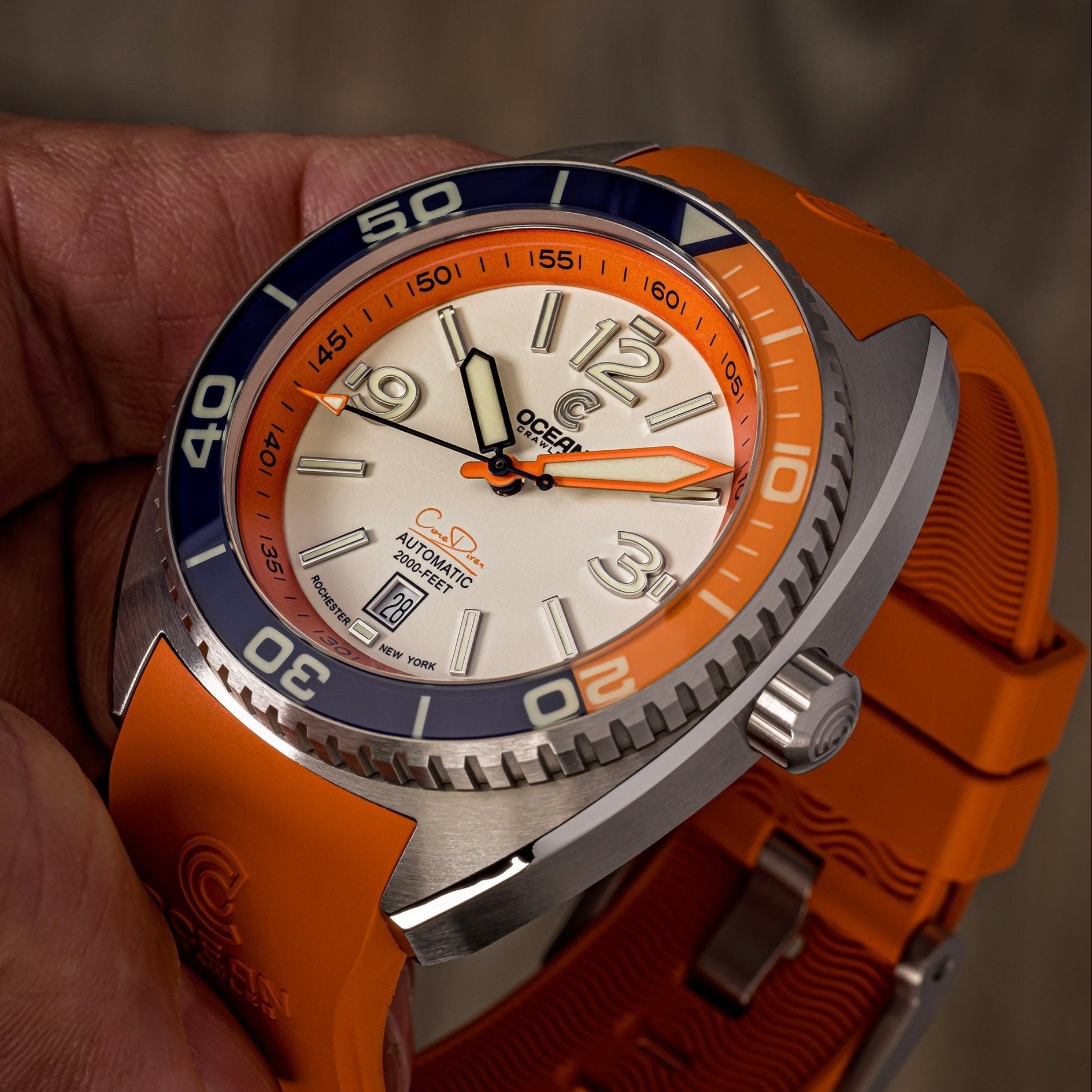 seaページ Core Diver - Whitewater Sentinel – Ocean Crawler Watch Co.