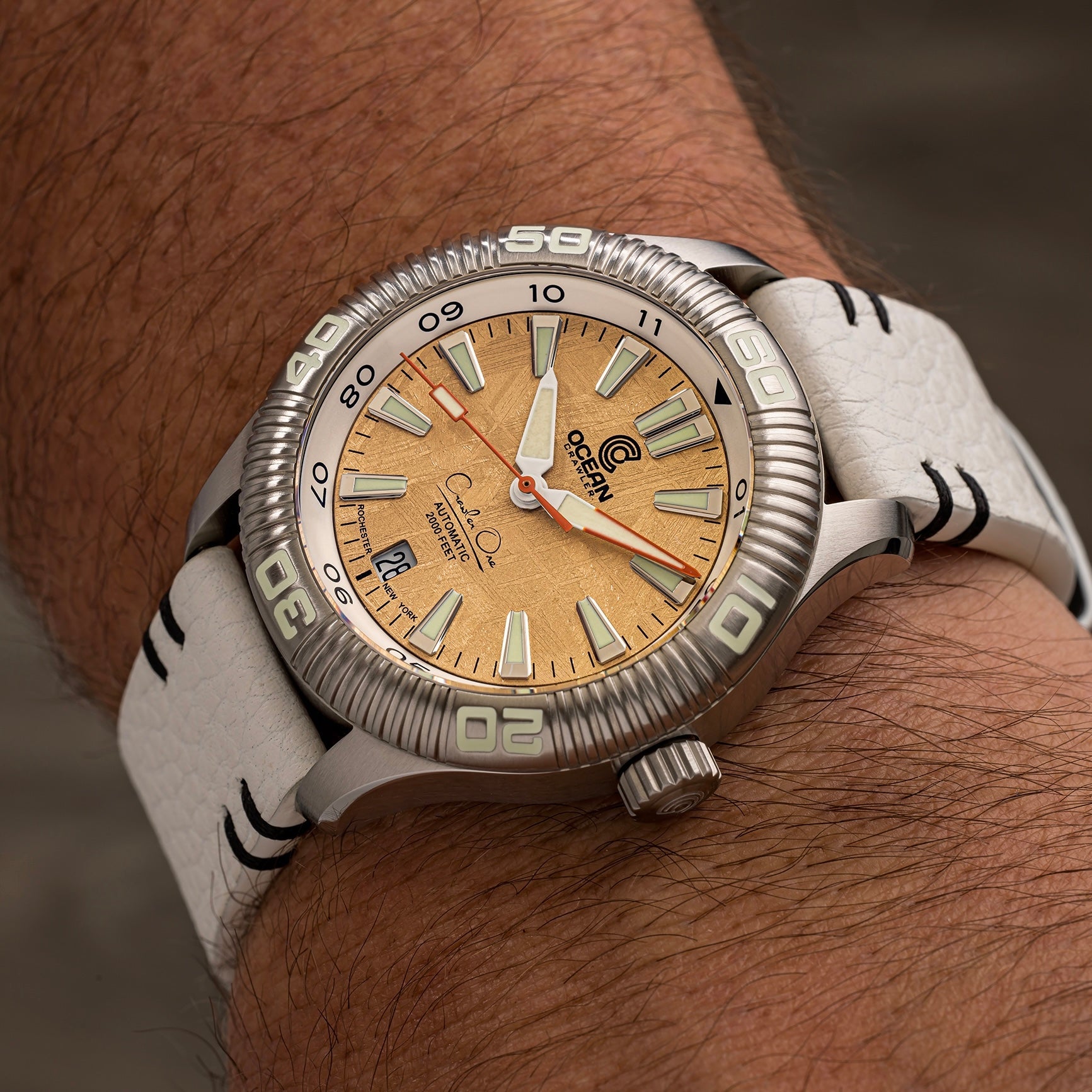 Crawler One - Space Gold LE – Ocean Crawler Watch Co.