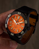 Dream Diver Dark Seas - Orange Reef - Ocean Crawler Watch Co.