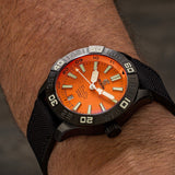 Dream Diver Dark Seas - Orange Reef - Ocean Crawler Watch Co.