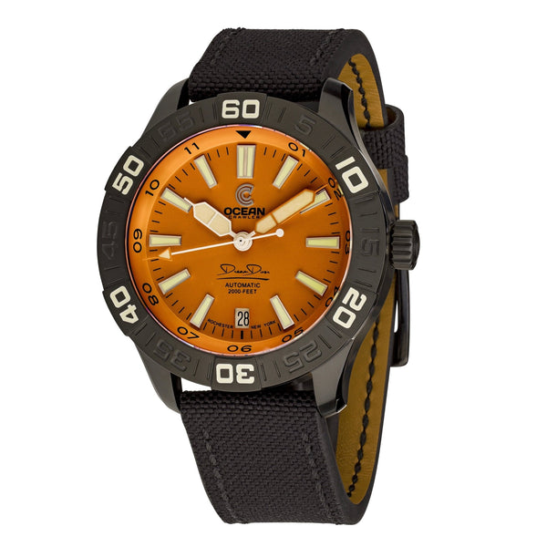 Dream Diver Dark Seas - Orange Reef - Ocean Crawler Watch Co.