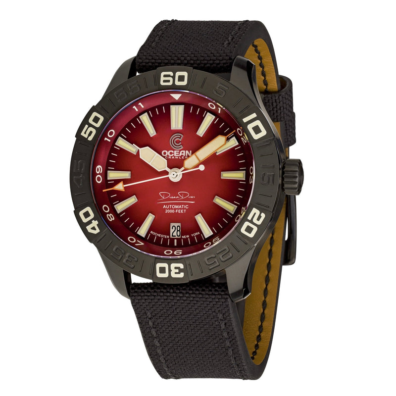 Dream Diver Dark Seas - Red Tempest - Ocean Crawler Watch Co.