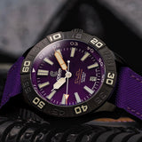 Dream Diver Dark Seas - Twilight Purple - Ocean Crawler Watch Co.