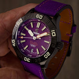 Dream Diver Dark Seas - Twilight Purple - Ocean Crawler Watch Co.