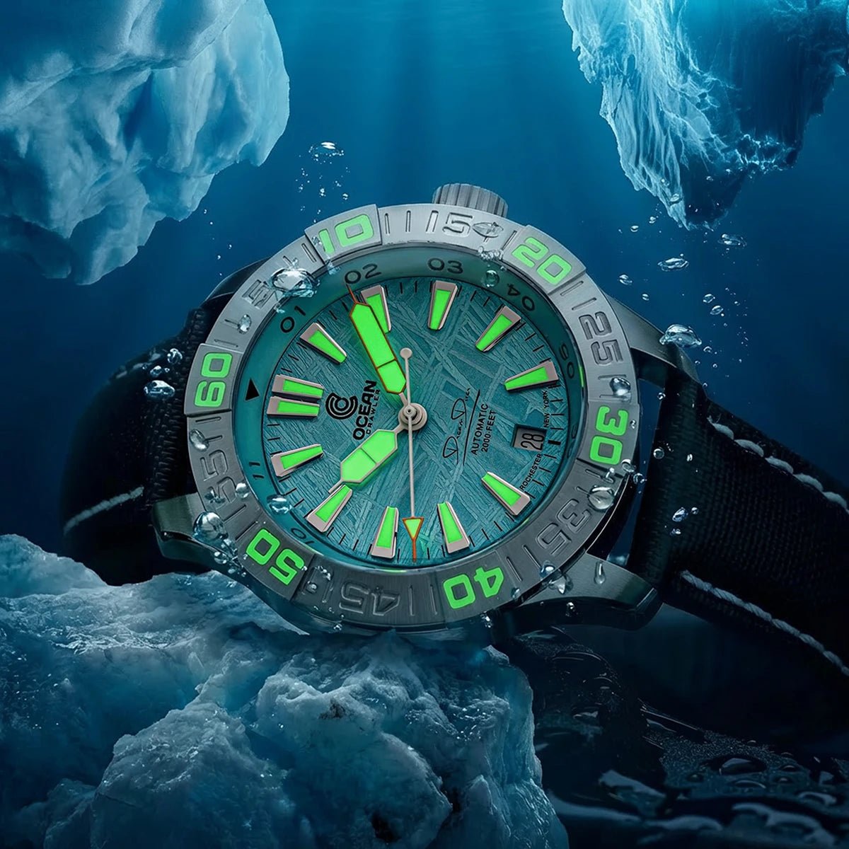 ピーターリック　Mid summer dream フロリダ Dream Diver - Polar Ice Meteorite - Preorder – Ocean Crawler Watch Co.